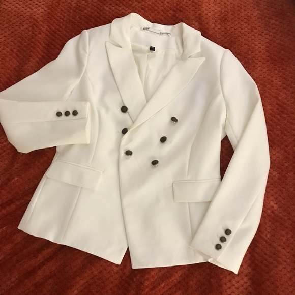 White House Black Market Tops - White House Black Market   White Blazer!